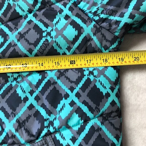 NWOT Fox Riders Teal, Grey, Black Winter Coat With Faux Fur Removable Collar - Picture 12 of 16